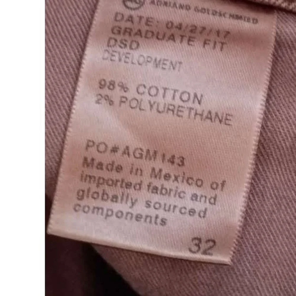 AG‎ Graduate Tailored Leg NWOT Brown Jeans Mens 32x33 Vault Premium Denim $198